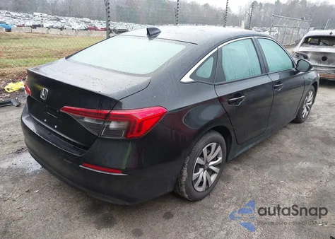 2023 Honda Civic Lx из США, поврежденный, VIN 2HGFE2F27PH553932